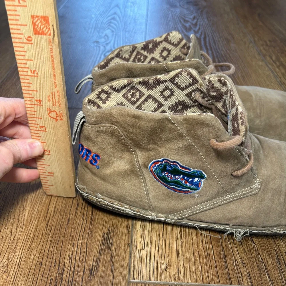 Primus Florida Gators‎ Suede Chukka Boots Tan UF Lace Up Shoes College Mens 9